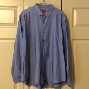 Alfani Performance Button Down Shirt 17.5/34-35